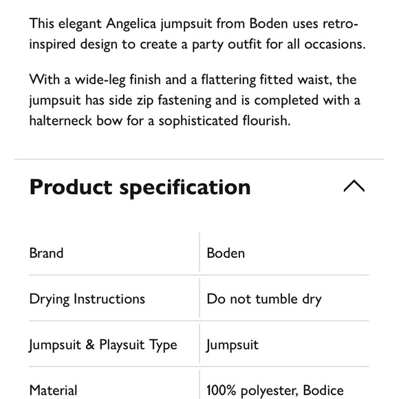 Boden Angelika jumpsuit/pantsuit. NWT. Garden green. Size 8R - Picture 5 of 11